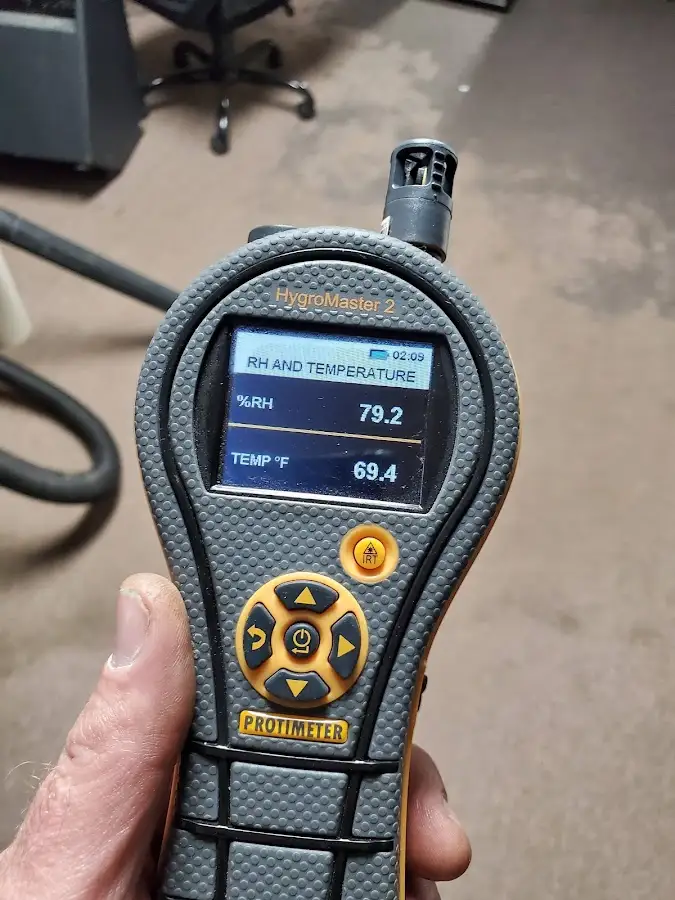 Moisture meter humidity assessment for Fire & Smoke Damage Restoration in Clovis